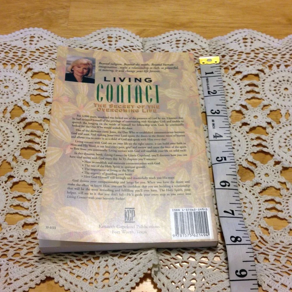 Book Sale! 3 for $10! Christian Living -  Living Contact, Gloria Copeland